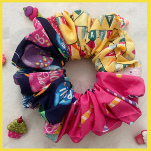 Candles, banner & balloons